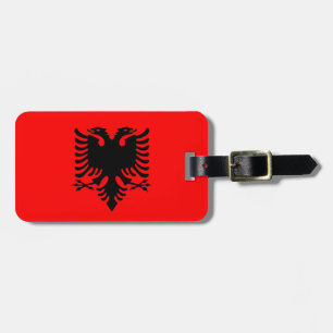 Flagga i Albanien Bagagebricka