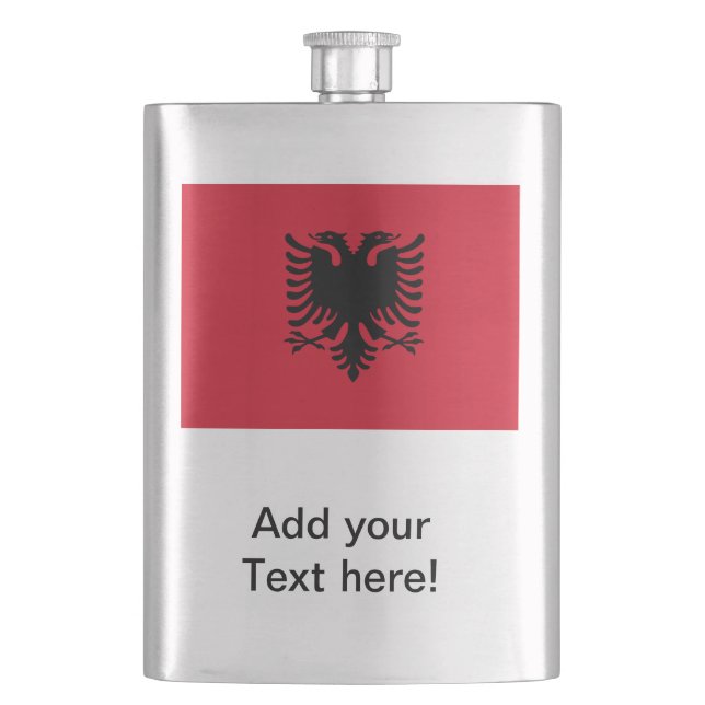 Flagga i Albanien Fickplunta (Framsidan)