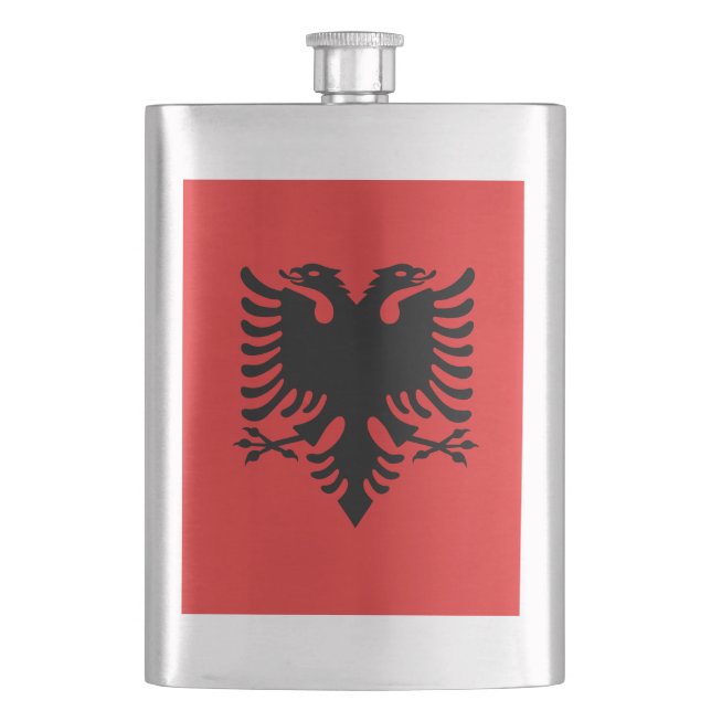 Flagga i Albanien Fickplunta (Framsidan)