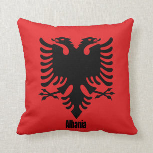 Flagga i Albanien, märkt Kudde