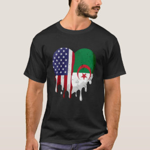 Flagga i Algeriet, nordamerikanska algeriska kultu T Shirt