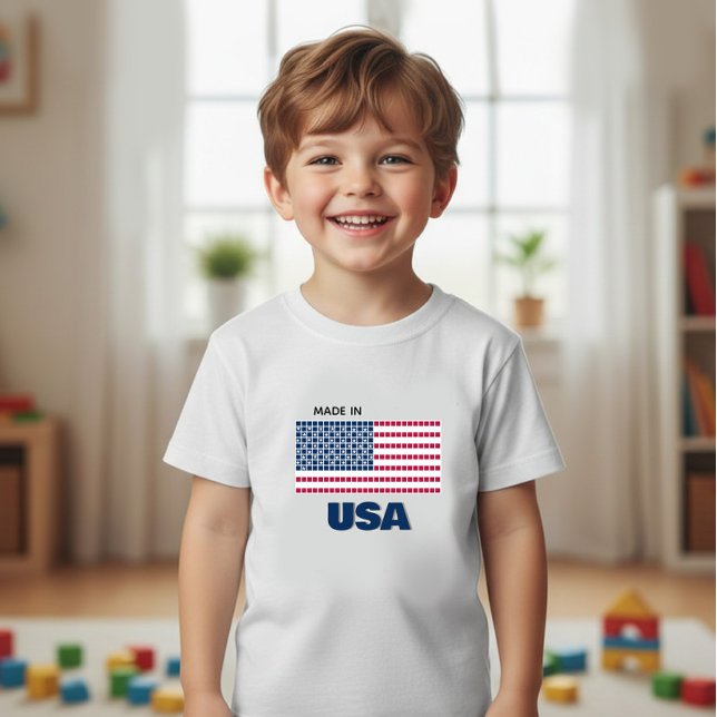 Flagga i Amerika T Shirt (Skapare uppladdad)