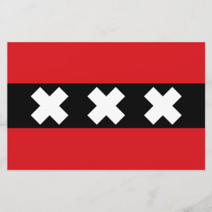 Flagga i Amsterdam Brevpapper