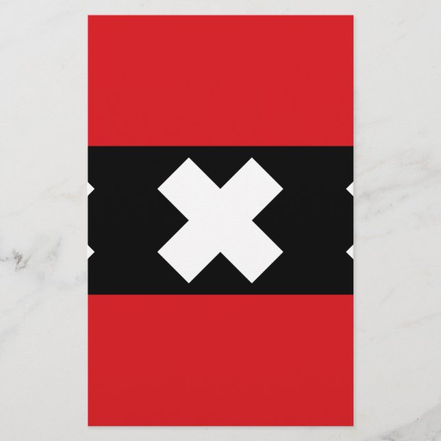 Flagga i Amsterdam Brevpapper (Framsida)