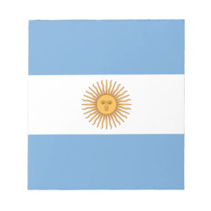 Flagga i Argentina Anteckningsblock