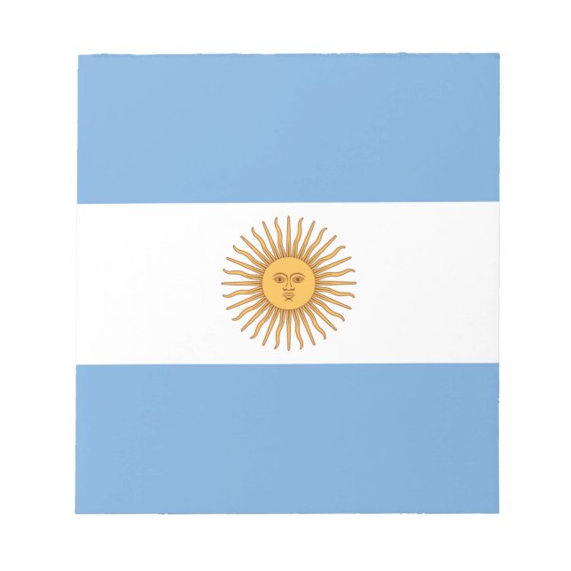 Flagga i Argentina Anteckningsblock (Framsida)