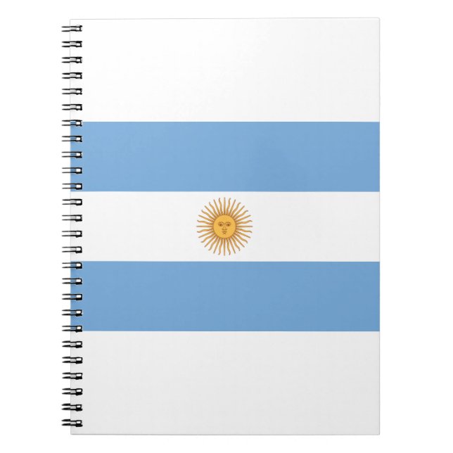Flagga i Argentina Anteckningsbok (Framsidan)