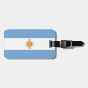 Flagga i Argentina Bagagebricka