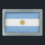 Flagga i Argentina Bälte Buckle<br><div class="desc">Flagga i Argentina Bälte Buckle</div>