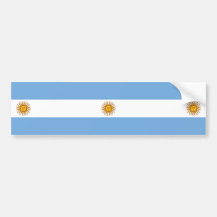 Flagga i Argentina Bildekal