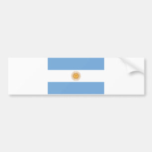Flagga i Argentina Bildekal