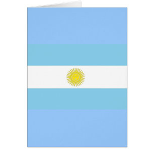 Flagga i Argentina Hälsningskort