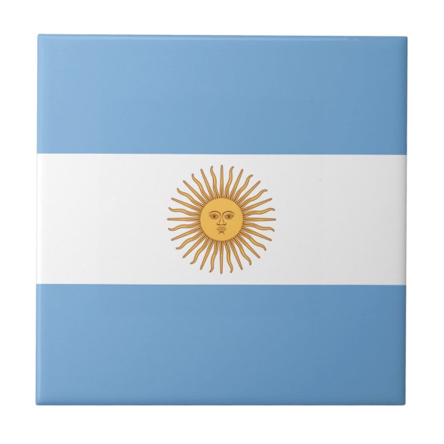 Flagga i Argentina Kakelplatta (Framsidan)