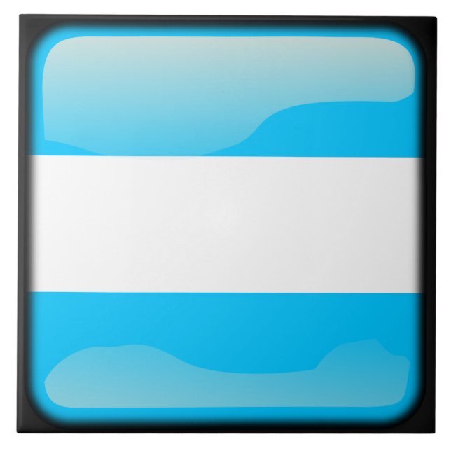 Flagga i Argentina Kakelplatta (Framsidan)