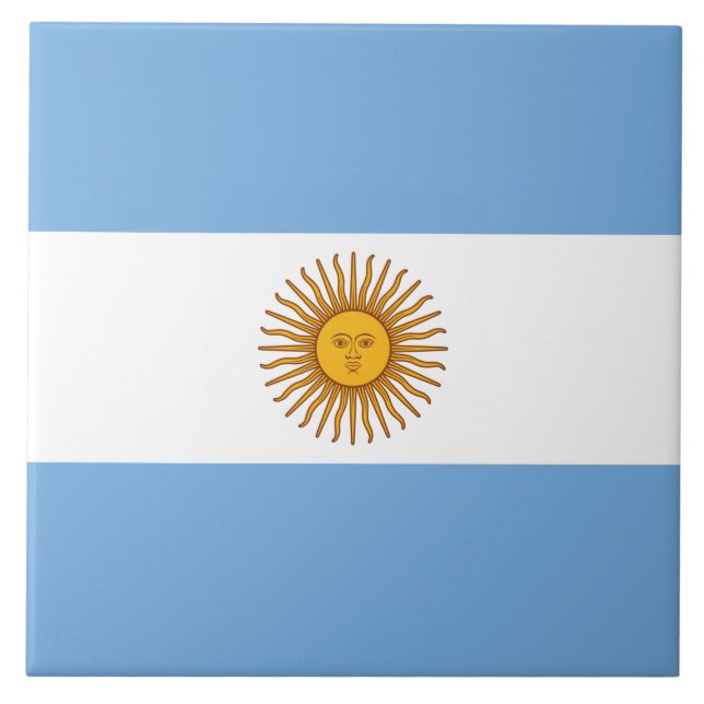 Flagga i Argentina Kakelplatta (Framsidan)