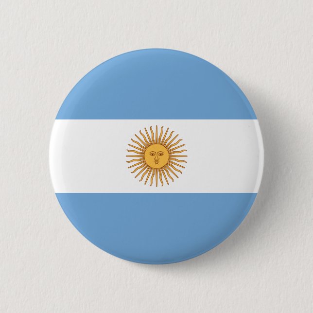 Flagga i Argentina Knapp (Framsida)