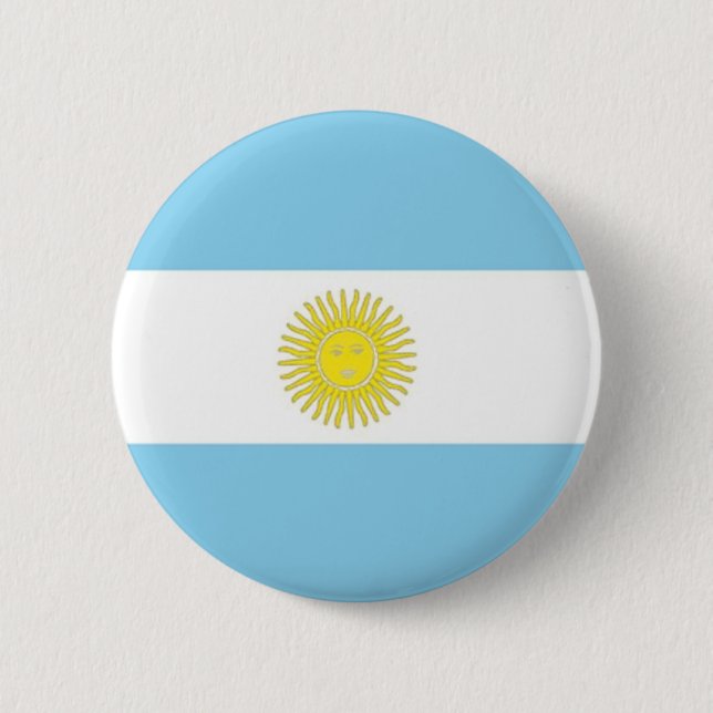 Flagga i Argentina Knapp (Framsida)