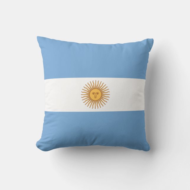 Flagga i Argentina Kudde (Framsida)