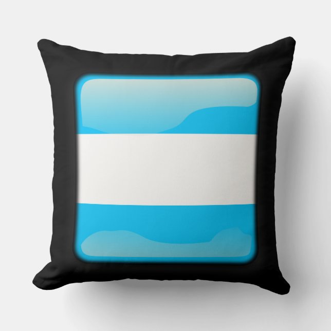 Flagga i Argentina Kudde (Framsida)