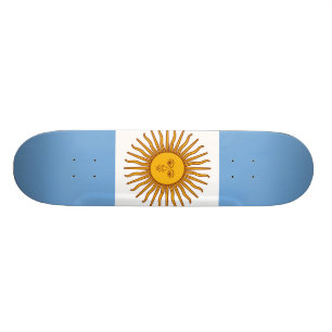 Flagga i Argentina Mini Skateboard Bräda 18,5 Cm