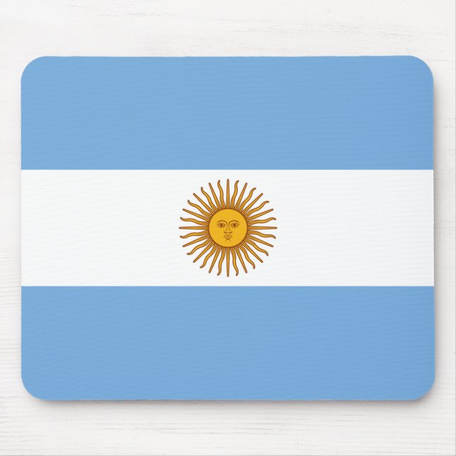 Flagga i Argentina Musmatta (Framsidan)