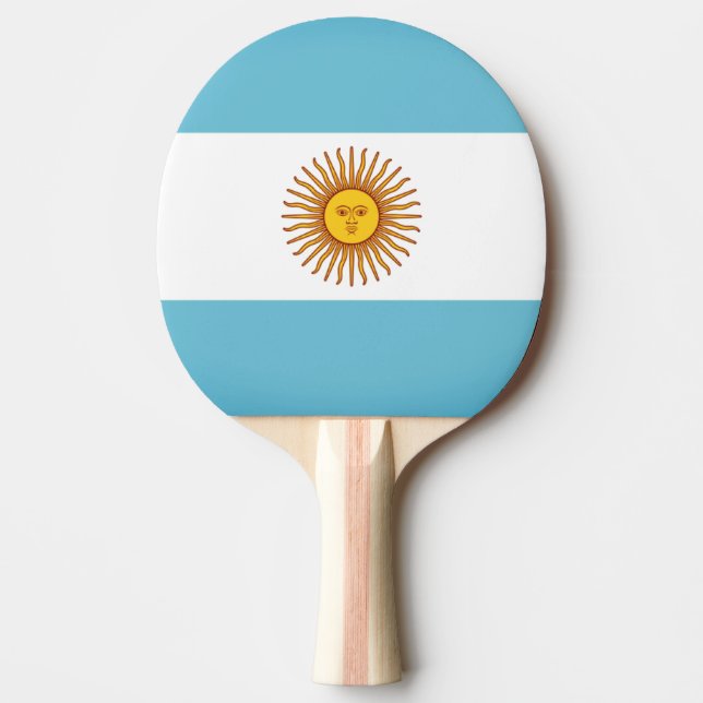 Flagga i Argentina Pingisracket (Framsidan)