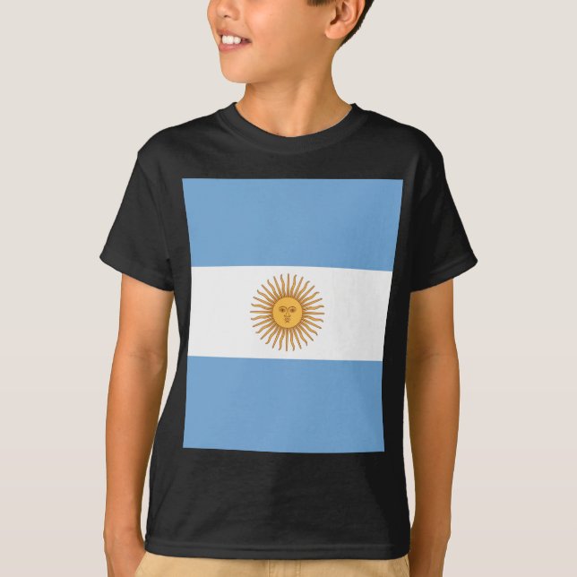 Flagga i Argentina T-shirt (Framsida)