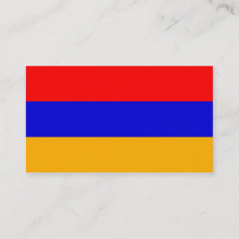 Flagga i Armenien-Affärskorten Visitkort