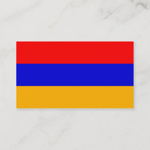 Flagga i Armenien-Affärskorten Visitkort