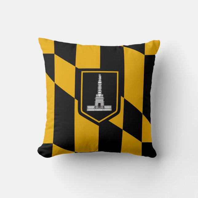 Flagga i Baltimore Dekorativ kudde (Framsida)