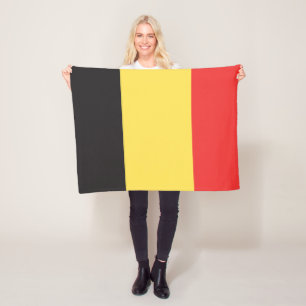 Flagga i Belgien Fleecefilt