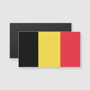 Flagga i Belgien Magnetiska Affärskort