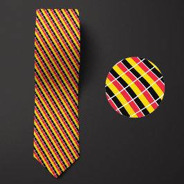 Flagga i Belgien Mönster Slips