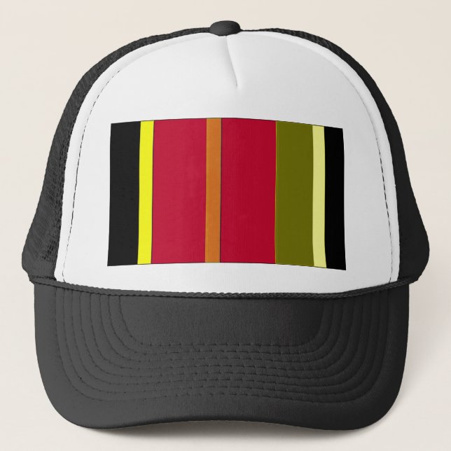 Flagga i Belgien Truckerkeps (Framsida)