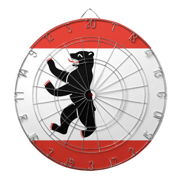 Flagga i Berlin (tyska staden) Darttavla (Framsidan)