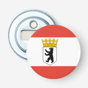 Flagga i Berlins öppnare Flaska