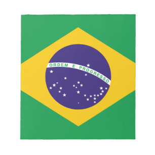 Flagga i Brasilien Anteckningsblock