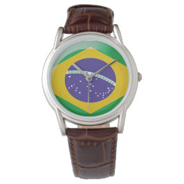 Flagga i Brasilien Armbandsur