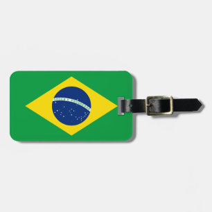 Flagga i Brasilien Bagagebricka
