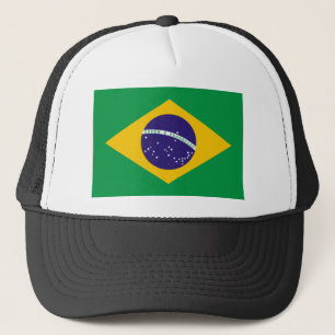 Flagga i Brasilien Hat Keps