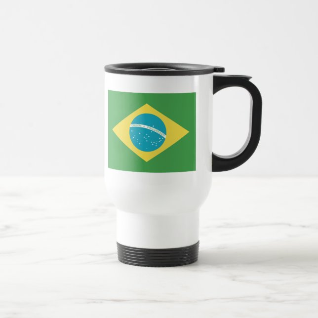 Flagga i Brasilien Mugg (Höger)