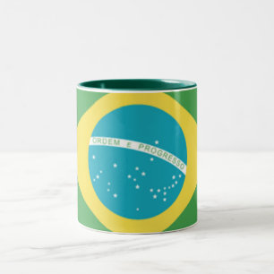 Flagga i Brasilien Mugg