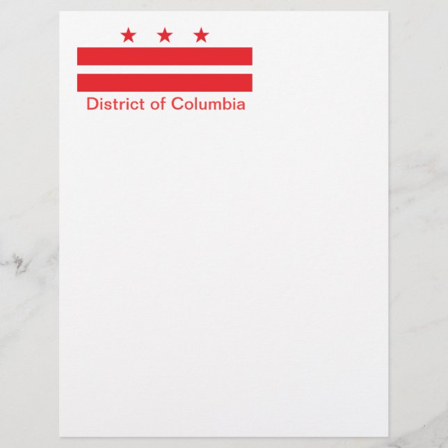 Flagga i Colombia-distriktet (Framsida)