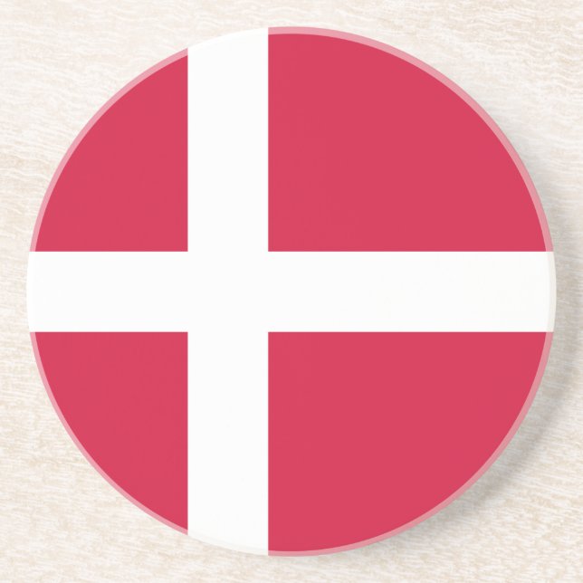 Flagga i Danmark Underlägg (Framsidan)