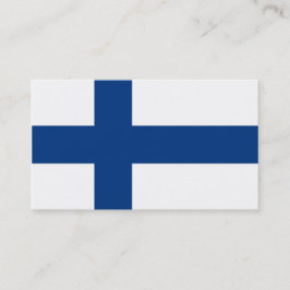 Flagga i de finska Affärskorten Visitkort
