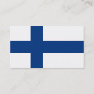 Flagga i de finska Affärskorten Visitkort