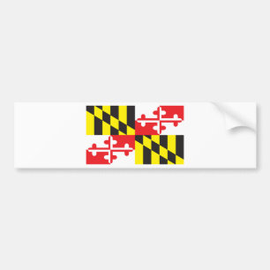 Flagga i delstaten Maryland Bildekal