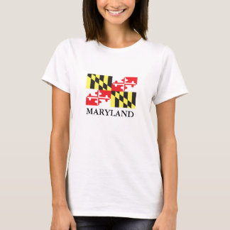 Flagga i delstaten Maryland Tee Shirt