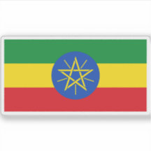 Flagga i Demokratiska förbundsrepubliken Etiopien
