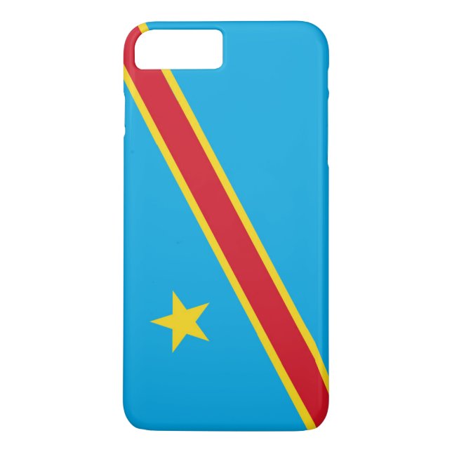 Flagga i Demokratiska republiken Kongo Case-Mate iPhone Skal (Baksida)